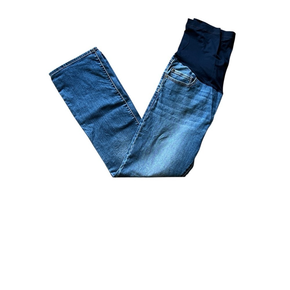Motherhood Maternity Blue Denim Cropped Jean